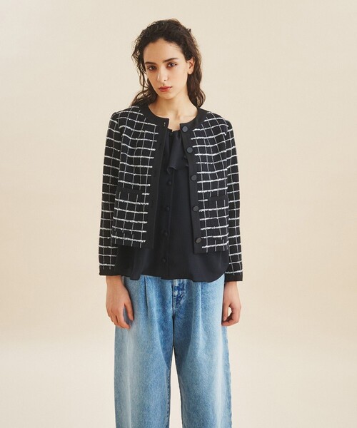 GRACE CONTINENTAL（グレースコンチネンタル）の「シャイニーツイード