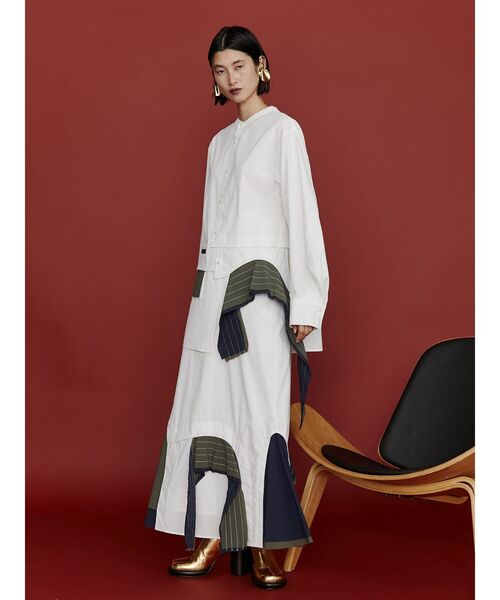 UN3D.（アンスリード）の「LAYER PARTS SH / レイヤーパーツシャツ