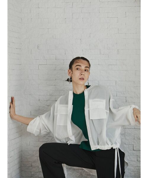 UN3D.（アンスリード）の「アウトポケットドルマンシャツ（シャツ