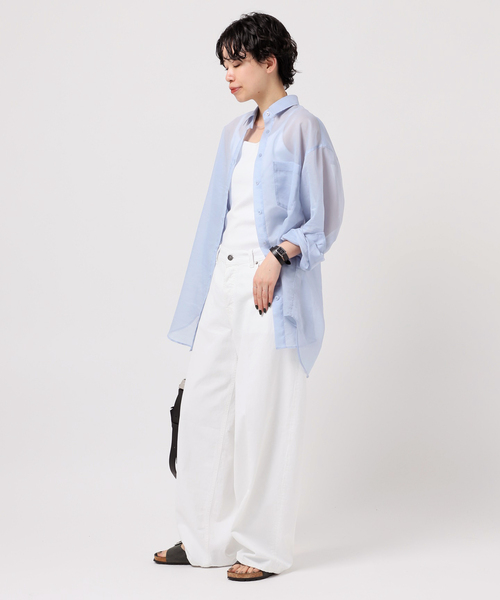 シアーシャツ（シャツ/ブラウス）｜AP STUDIO（エーピーストゥディオ