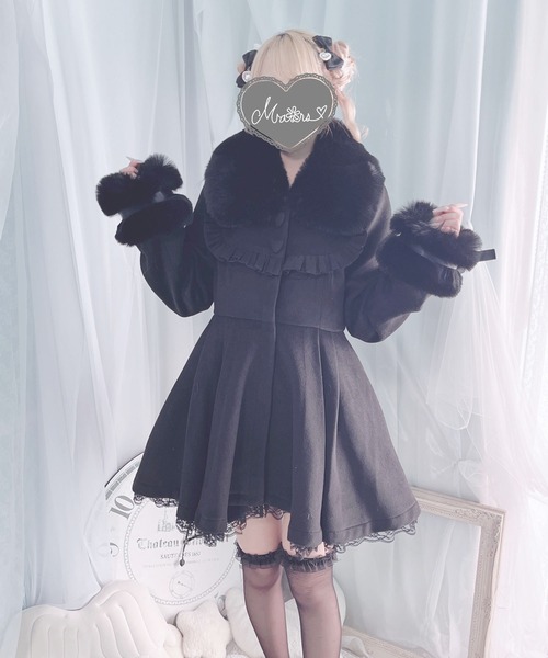 MA*RS（アメーバーマーズ）の「ハートボタン付きヨークロングコート