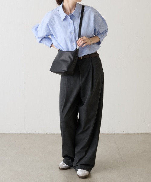 3/4～価格改定》ソフトレザーシンプルショルダーバッグ (CE-1328-WEB