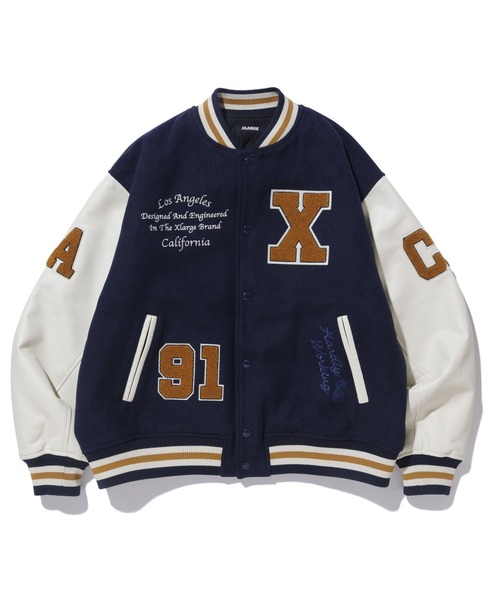 XLARGE（エクストララージ）の「OG LOGO VARSITY JACKET（スタジャン