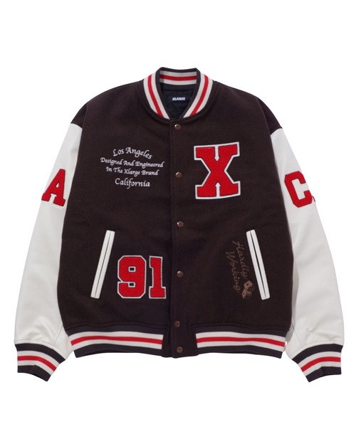 XLARGE（エクストララージ）の「OG LOGO VARSITY JACKET（スタジャン