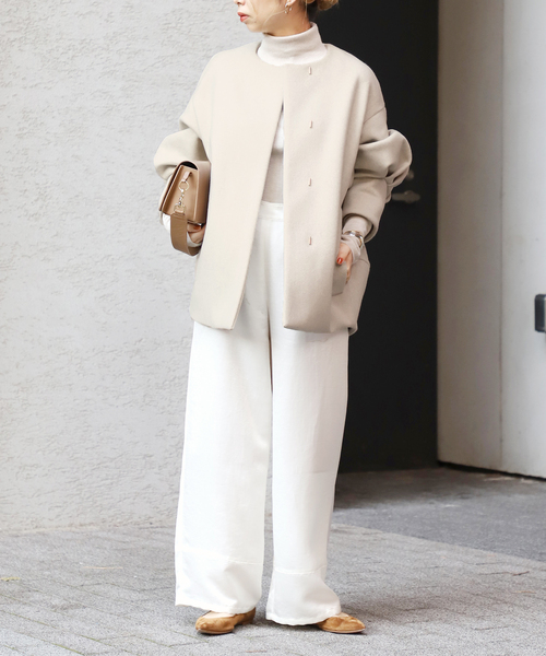 VERMEIL par iena（ヴェルメイユパーイエナ）の「super140s バルーン