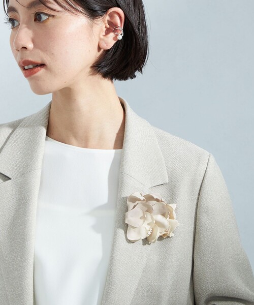 セール】フラワーミックス コサージュ（ブローチ/コサージュ）｜green