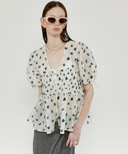 MAISON SPECIAL（メゾンスペシャル）の「Flower Jacquard 2way Puff