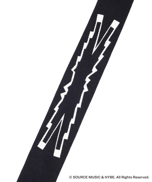 LE SSERAFIM × ZOZOTOWN JACQUARD KNIT MUFFLER（マフラー）｜LE