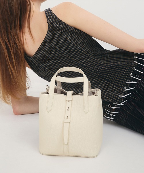 Beryl ベリル リサイクルレザーバケツバッグ（ショルダーバッグ