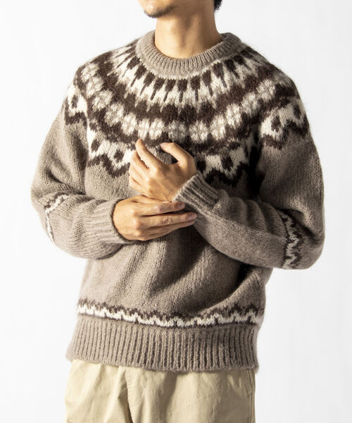 BATONER バトナー ノルディック モヘアニット 19FW size2 BATONER