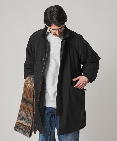 セール】＜Steven Alan＞ ブラッシュド パデッド スタンド コート