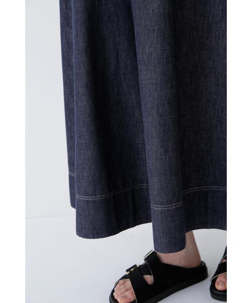 セール】◇【3サイズ展開】ライトオンスデニムフレアースカーチョ