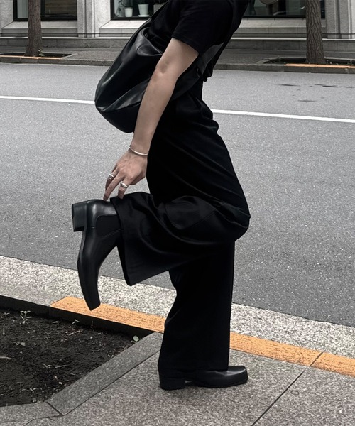 CALLNE（カルネ）の「【CALLNE】Squaretoe Real Leather Heelboots