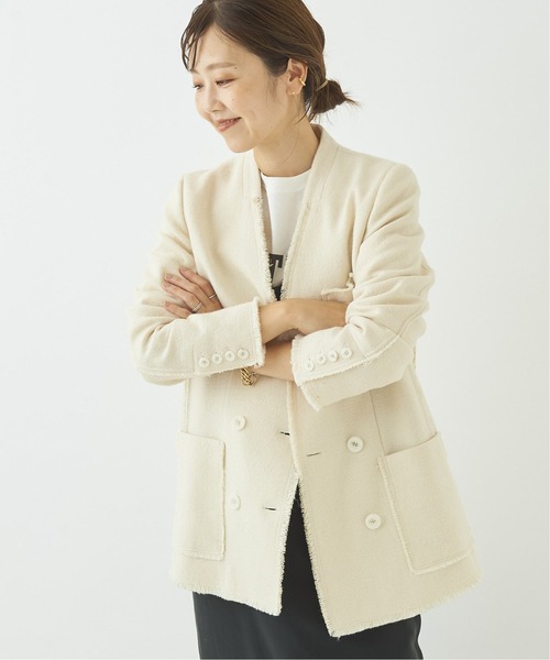 plage（プラージュ）の「WO/SILK MIX tweed ジャケット◇（その他