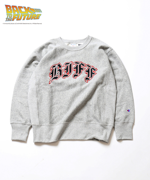セール】【CHAMPION×BACK TO THE FUTURE】別注リバースウィーブ