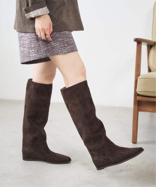 追加5》2cmワイドシャフトロングブーツ（ブーツ）｜LE TALON（ルタロン