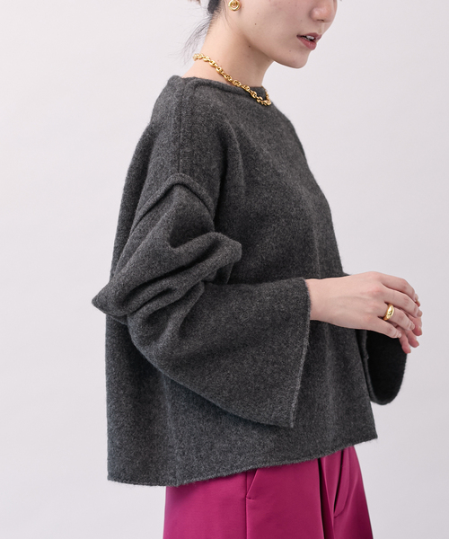 セール】ウールヤクニットプルオーバー（ニット/セーター）｜VERMEIL