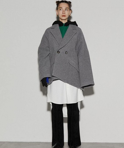 UN3D.（アンスリード）の「UN3D./アンスリード/DOLMAN MIDDLE WOOL CT