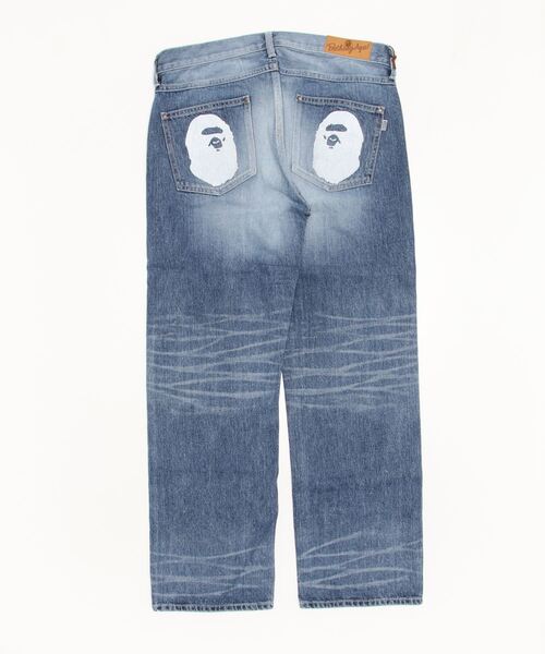 A BATHING APE（アベイシングエイプ）の「APE HEAD RELAXED FIT DENIM