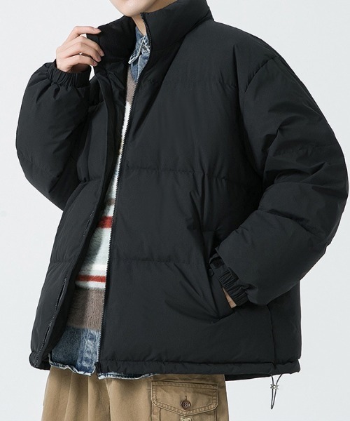 Theater code（シアターコード）の「stand-neck jacket / 中綿ジップ