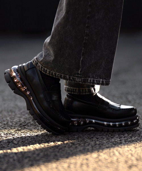 CLEL（クレイル）の「【CLEL】Air Cushion High Sole Loafers/Derby