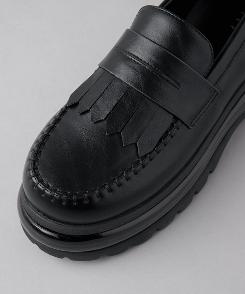 CLEL（クレイル）の「【CLEL】Air Cushion High Sole Loafers/Derby
