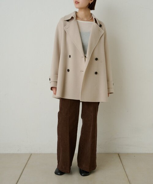 セール】ダブルフェイスPコート（ピーコート）｜Omekashi（オメカシ