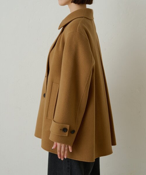 Omekashi（オメカシ）の「ダブルフェイスPコート（ピーコート）」 - WEAR