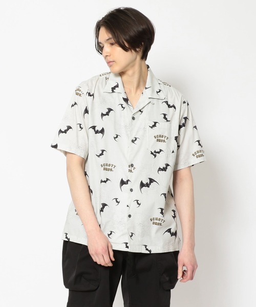 schott（ショット）の「Schott(ショット) HAWAIIAN SHIRT BAT& SPIDER