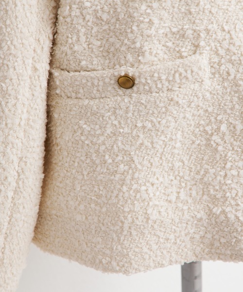 PUAL CE CIN（ピュアルセシン）の「アソート ツイードノーカラー