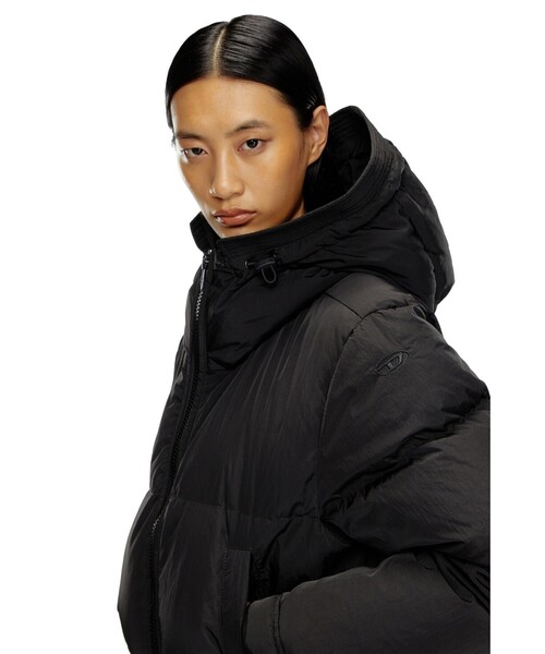 DIESEL（ディーゼル）の「レディース ジップアップダウンジャケット