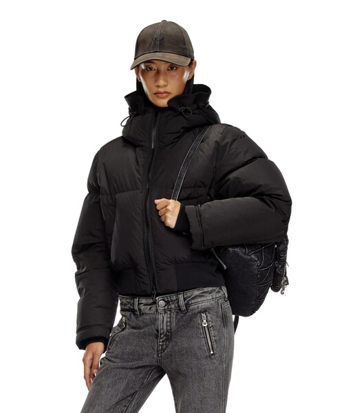 DIESEL（ディーゼル）の「レディース ジップアップダウンジャケット