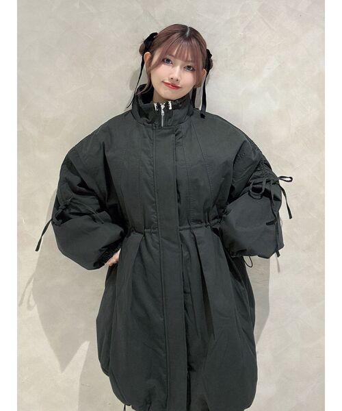 セール】ギャザーリボンモッズコート（モッズコート）｜jouetie