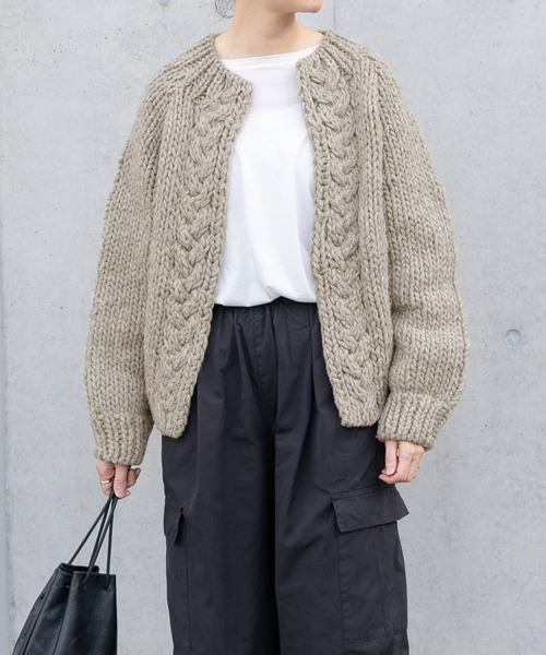 かぐれ（カグレ）の「ペルーローゲージカーデ（ニット/セーター）」 - WEAR