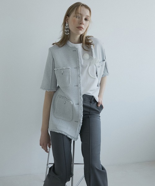 LE CIEL BLEU（ルシェルブルー）の「ツイードジャケット / Tweed