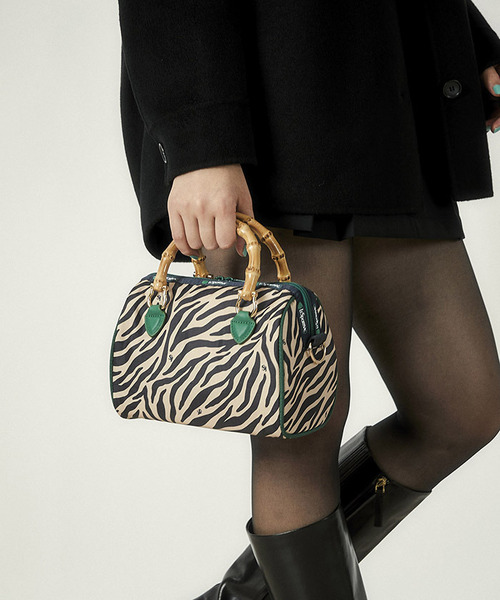 LeSportsac（レスポートサック）の「SMALL BAMBOO BOSTON クリーム