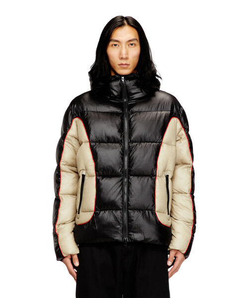 セール】メンズ ジップアップジャケット パファージャケット（ブルゾン