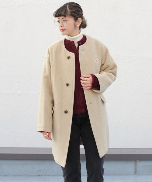 DANTON（ダントン）の「DANTON/ダントン ウールカラーレスコート