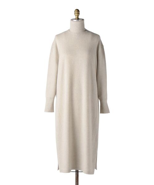 Drawer（ドゥロワー）の「Drawer 12G天竺編みタートルネックニット