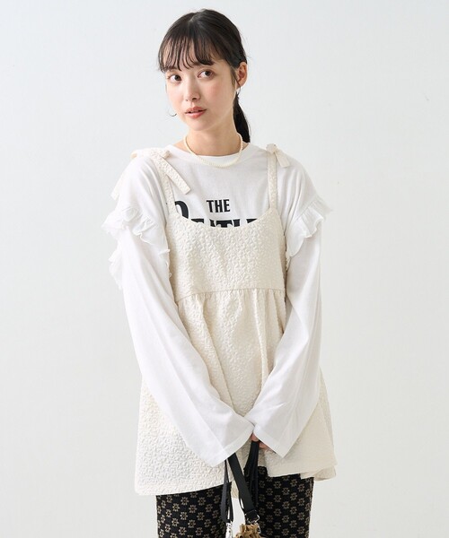 FREAK'S STORE（フリークスストア）の「フクレジャガードリボンキャミ