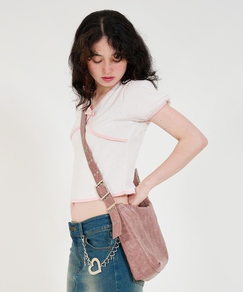 ダブル バックルバッグ TINA：JOJUN（ショルダーバッグ）｜TINA：JOJUN