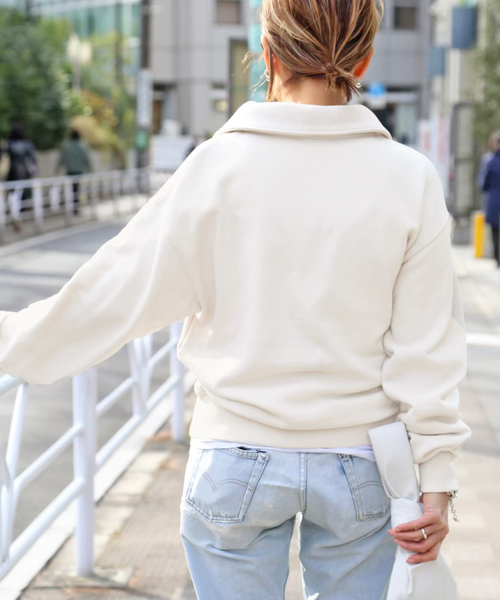 セール】【CELERI/セルリ】ハーフジップ スウェット（スウェット