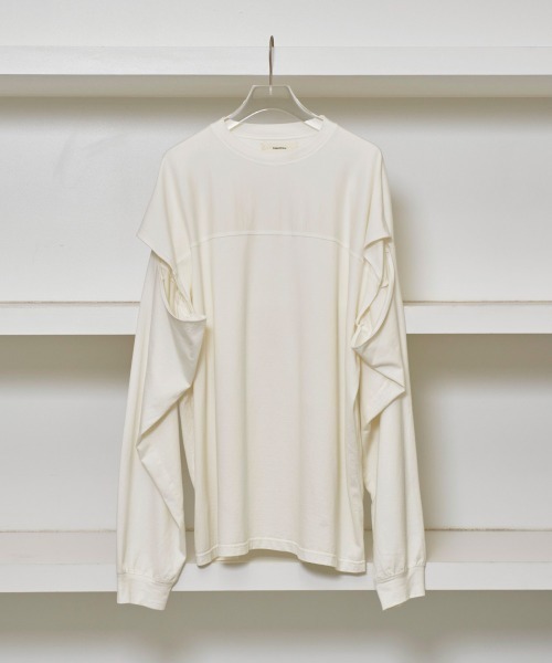 Sleeve Slit Long T-shirts（Tシャツ/カットソー）｜TODAYFUL