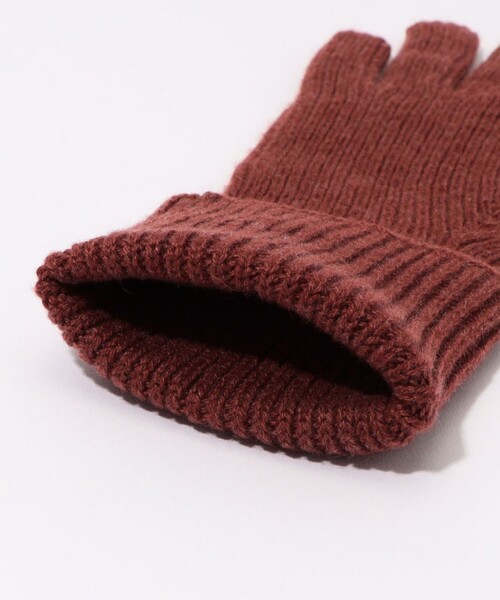 セール】Johnstons of Elgin カシミヤ リブニット グローブ（手袋