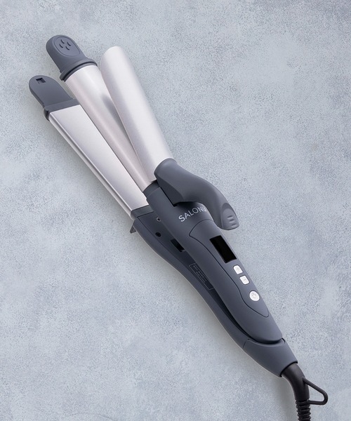セール】SALONIA サロニア 2WAYヘアアイロン ストレート カール（美容