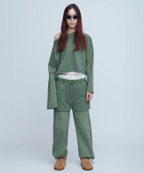 セール】INSCRIRE | ショート スウェットプルオーバー WOMEN