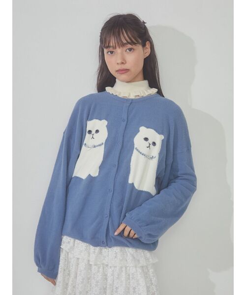 merry jenny（メリージェニー）の「cat×cat カーディガン