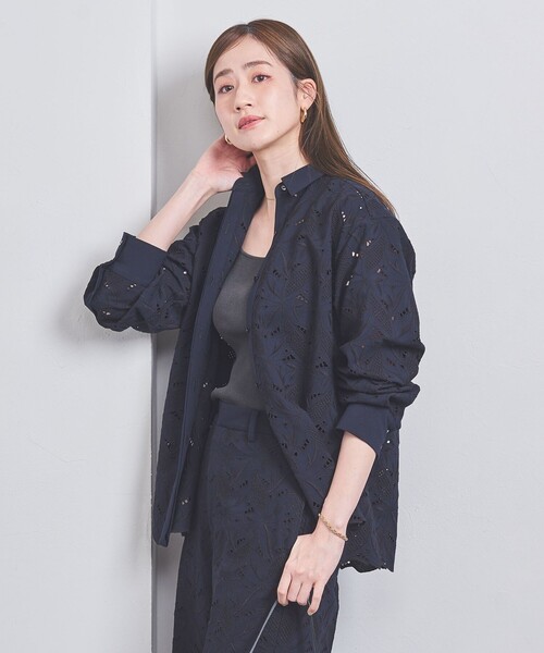 UNITED ARROWS（ユナイテッドアローズ）の「スカラップレース シャツ