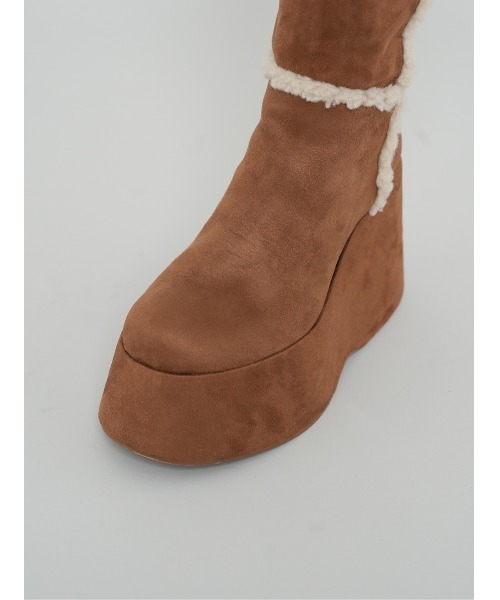 Darich（ダーリッチ）の「フェイクムートンニーハイブーツ（ブーツ