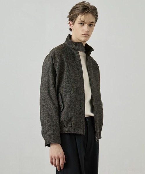 シェットランドウール ハリントンジャケット（ブルゾン）｜UNITED
